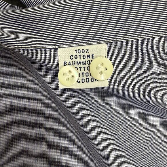 Alex Ingh Shirt Men Sz 16 Blue - Picture 8 of 9